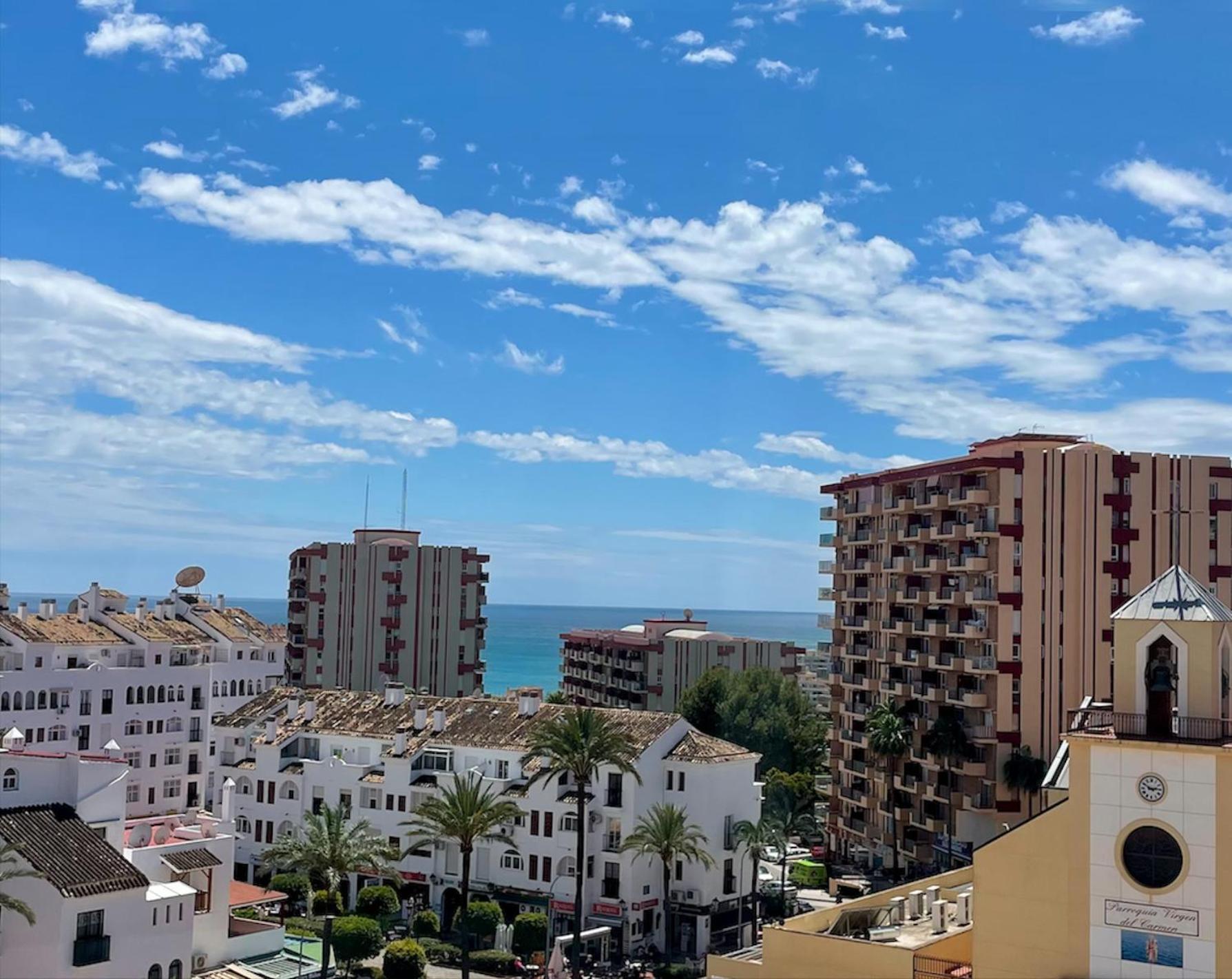 La Terraza De Benal, 3 Bedrooms With Sea View, 100 M2 Lejlighed *